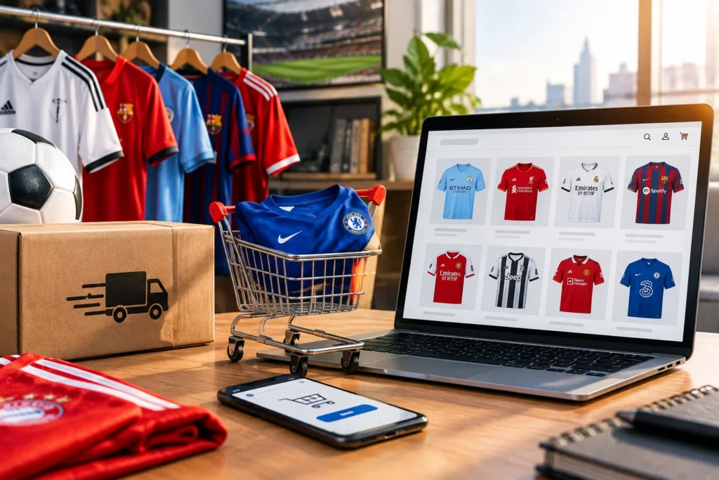 camiseta de futbol en línea