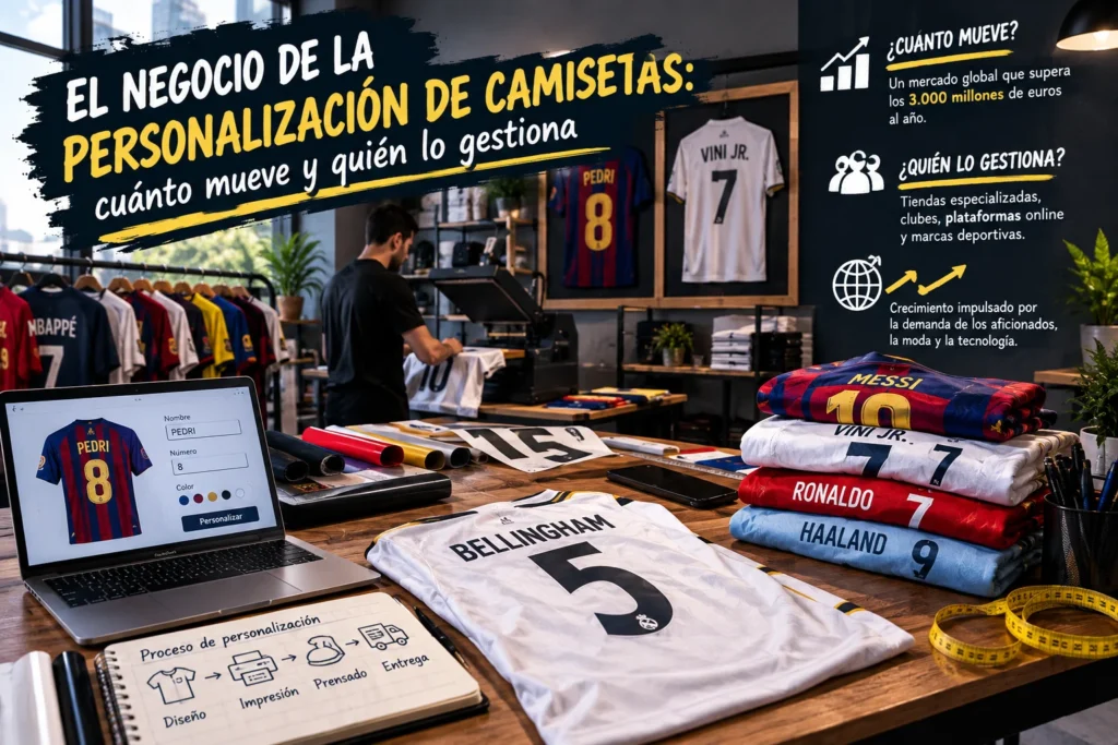 negocio de la personalización de camisetas